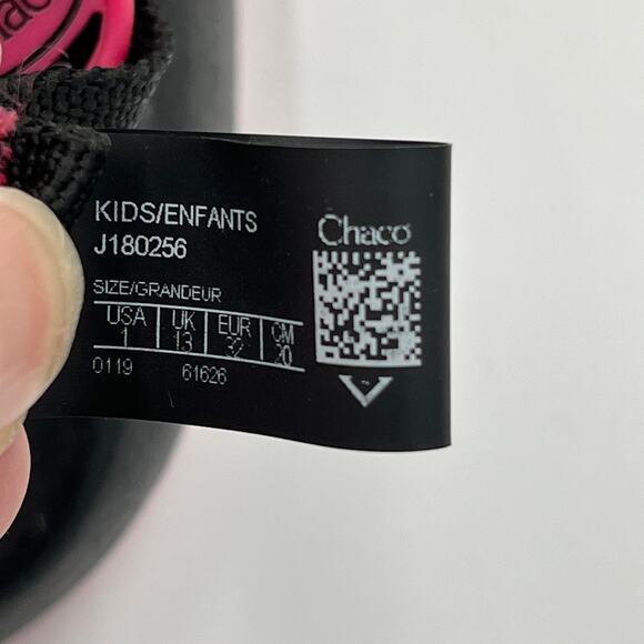 Chaco Little Girl's Z/1 Ecotread Sandals Cubit Magenta sz 1 - Picture 9 of 9